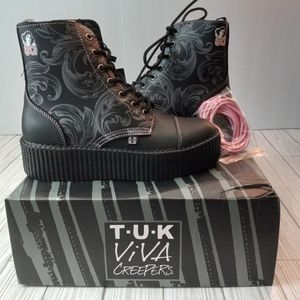 T.U.K. X SuicideGirls Viva Mondo Boots